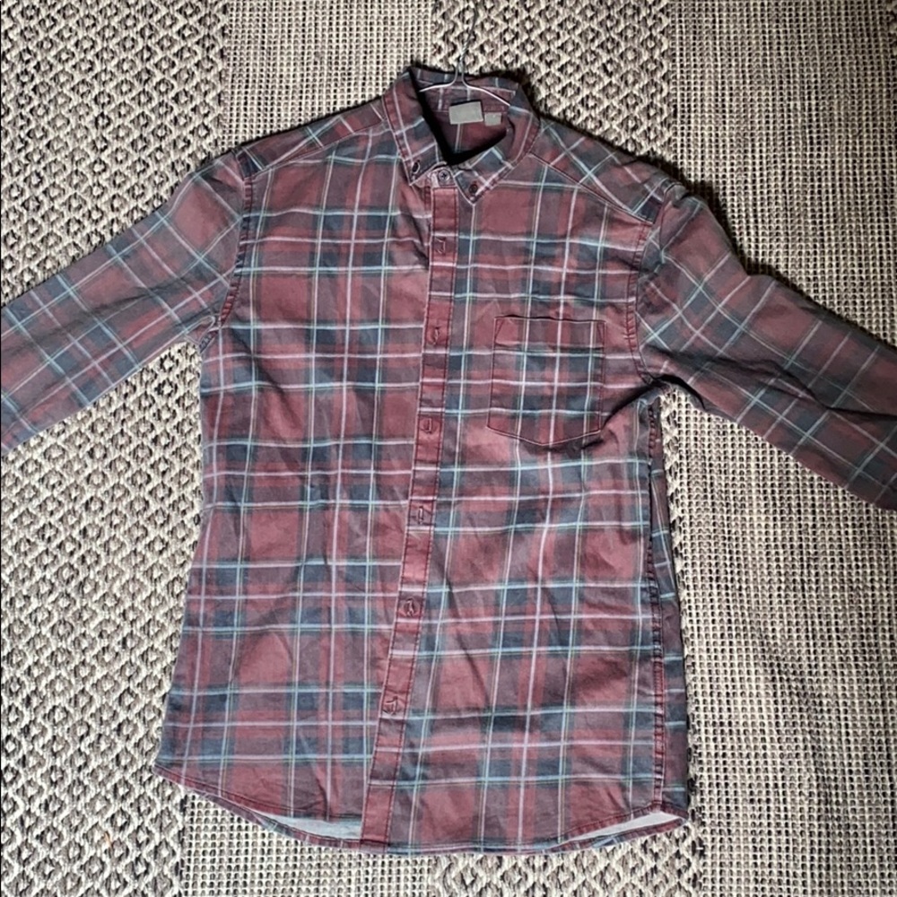 ASOS men’s denim flannel shirt